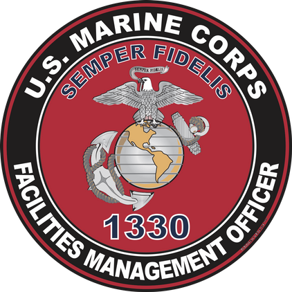 U.S.M.C. MOS 1330 Facilities Management Officer Decal
