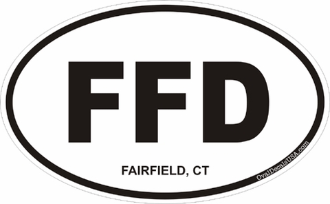 Fairlfield, Connecticut Decal Sticker