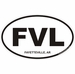 Fayetteville Arkansas Oval Decal