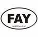 Fayetteville North Carolina Oval Decal