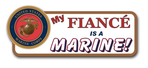 Fiance' Is a Marine Bumper Sticker