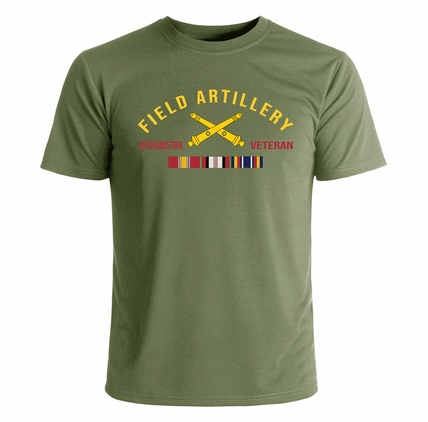 Field Artillery Afghanistan Veteran T-Shirt