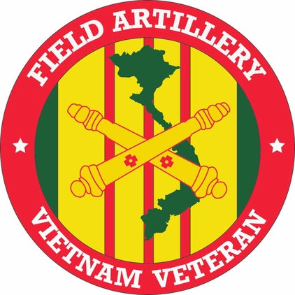Field Artilley Vietnam Veteran Decal