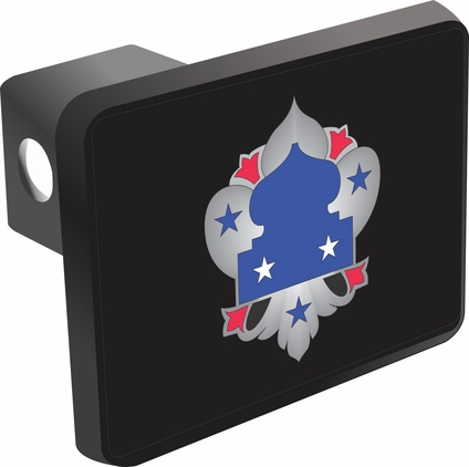 Fifth U.S. Army Unit Crest Hitch Cover