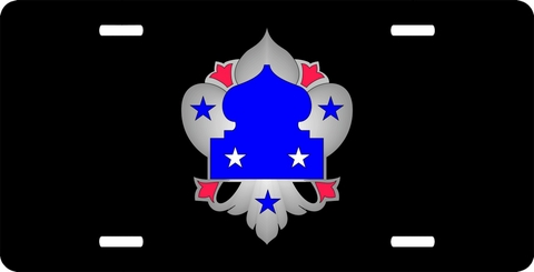 Fifth U.S. Army Unit Crest  License Plate