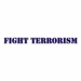 Fight Terrorism Strip Sticker Decal