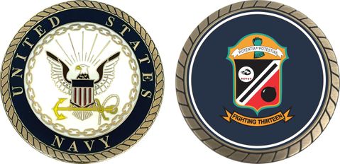 U.S. Navy Fighting Thirteen Challenge Coin