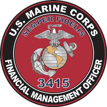 U.S.M.C. MOS 3415 Financial Management Officer Decal