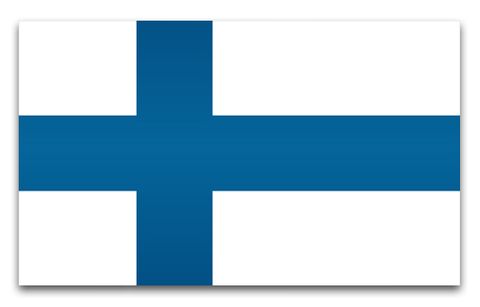 Finland Flag Vinyl Transfer Decal