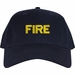 Fire Text Only USA Cap