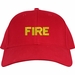 Fire Text Only USA Cap