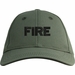 Fire Text Only USA Cap