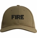 Fire Text Only USA Cap