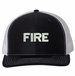 Fire Text Only USA Mesh-Back Cap