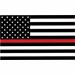 Firefighter Thin Red Line American Flag Decal