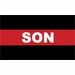 Firefighter Thin Red Line Son Decal
