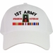 First Army Afghanistan Veteran Embroidered Cap with Ribbons