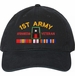 First Army Afghanistan Veteran with Ribbons Unstructured Dad Cap