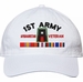 First Army Afghanistan Veteran with Ribbons Unstructured Dad Cap