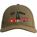 First Army Iraq Veteran Embroidered Cap with Ribbons