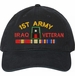 First Army Iraq Veteran with Ribbons Unstructured Dad Cap