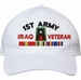 First Army Iraq Veteran with Ribbons Unstructured Dad Cap