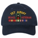 First Army Iraq Veteran with Ribbons Unstructured Dad Cap