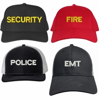 First Responder & Other Text Only Caps Thumbnail Illustration