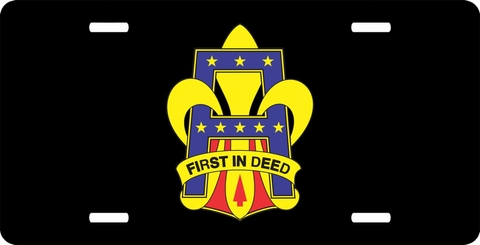 First U.S. Army Unit Crest  License Plate