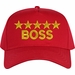 Five Star Boss Custom Embroidered Cap