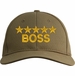 Five Star Boss Custom Embroidered Cap