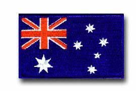 FLAG OF AUSTRALIA 3&frac12;" SHOULDER PATCH