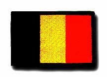 FLAG OF BELGIUM 3&frac12;" SHOULDER PATCH