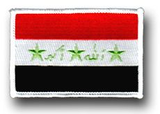 FLAG OF IRAQ 3&frac12;" SHOULDER PATCH