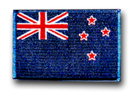 FLAG OF NEW ZEALAND 3&frac12;" SHOULDER PATCH