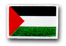FLAG OF PALESTINE 3&frac12; SHOULDER PATCH
