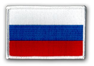 FLAG OF RUSSIA 3&frac12;" SHOULDER PATCH