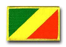 FLAG OF THE CONGO 3&frac12;" SHOULDER PATCH