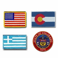 Flag Shoulder Patches and State Seals Thumbnail Illustration