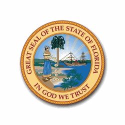 Florida State Seal Vinyl Transfer Decal