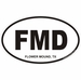 Flower Mound Texas Oval Decal