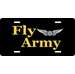 Fly Army Aviator License Plate