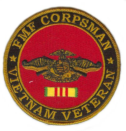 FMF Corpsman Vietnam Veteran Patch
