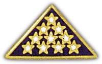 Folded Flag Military Lapel Pin