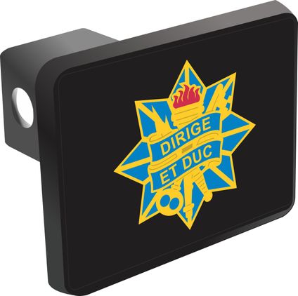 Foreign Intel Command Unit Crest Hitch Cover