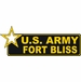Fort Bliss Bumper Sticker