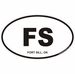 Fort Sill Oklahoma Oval Decal