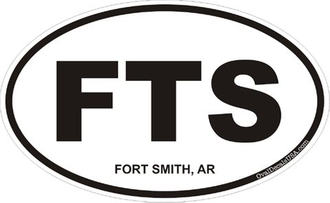 Fort Smith Arkansas Oval Decal