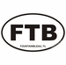 Fountainbleau Florida Oval Decal