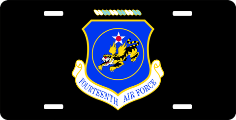 Fourteenth Air force License Plate